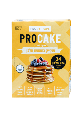 PRO-CAKE|פנקייק חלבון כשר חלב ישראל 34 גרם חלבון
