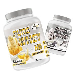 זוג של אבקת חלבון פיור וואי 2 ק״ג | Pure Whey HD כשר