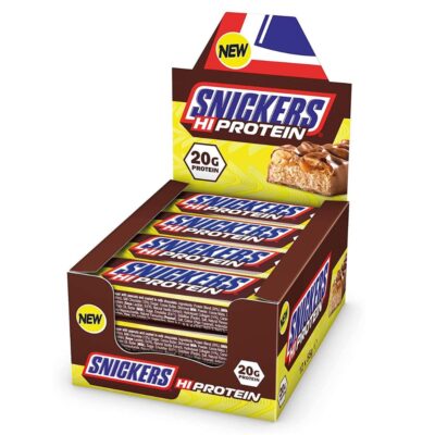 חטיף חלבון סניקרס חלבון | Snickers HI Protein Bars 12 Bars