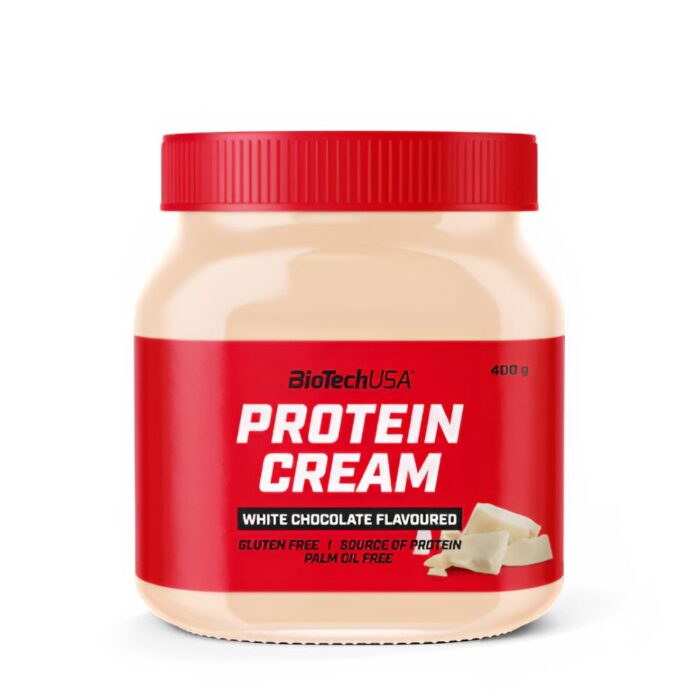 ביוטק ממרח חלבון שוקולד לבן 400 גרם | BioTechUSA Protein Cream