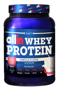 זוג אבקת חלבון אול אין – Allin Whey Protein כשרה-2.27KG