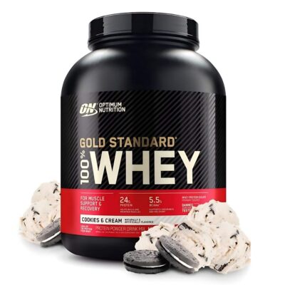 אבקת חלבון גולד סטאנדרט וואי 2.27 ק"ג | Optimum Nutrition Gold Standard 100% WHEY