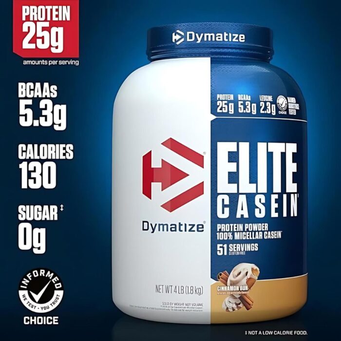 אבקת חלבון דיימטייז עלית קזאין | Dymatize Elite Casein 1.8KG