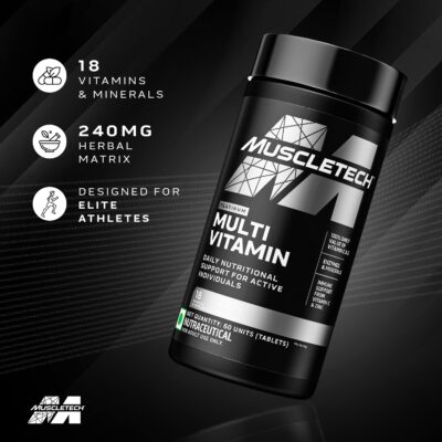 מאסלטק מולטי ויטמין פלטינום 90 טבליות | Muscletech multivitamin