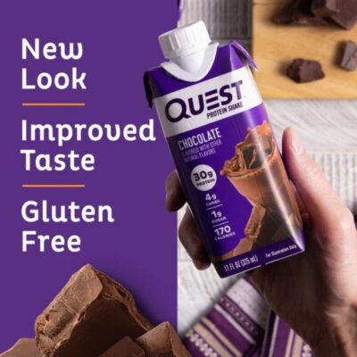 משקה חלבון מוכן קווסט TO-GO שוקולד 4 יח | Quest Nutrition Protein Shake