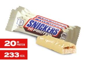 Snickers White Chocolate Protein Bars סניקרס חלבון לבן 3 יח