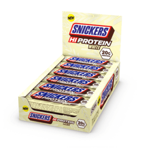Snickers White Chocolate Protein Bars סניקרס חלבון לבן 12 יח