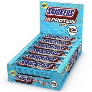 Snickers – HI Protein Chocolate Crisp, 12 Bars|חטיף סניקרס כריספ מארז 12 יח