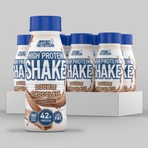 HIGH PROTEIN SHAKE 8 X 500ML|מארז משקה חלבון מוכן 42 גרם חלבון לבקבוק 8 יח בקרוב