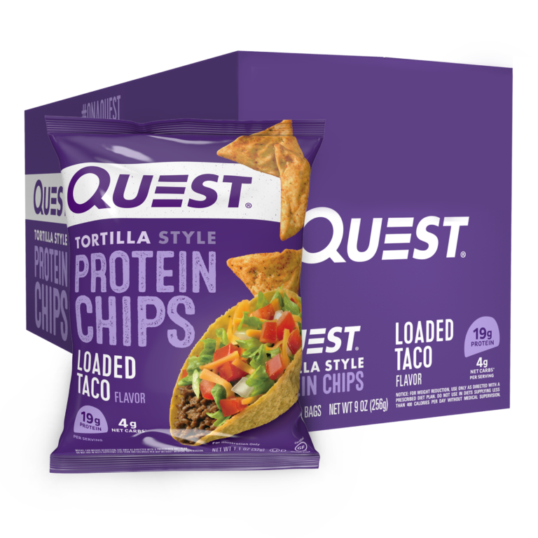 8 יח שקיות צ'יפס חלבון עם 18 גרם חלבון לחטיף | Quest Nutrition Protein CHIPS