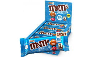 M&M Hi-Protein Bar Crispy 12x52g|NEW חטיף M&M קראנץ