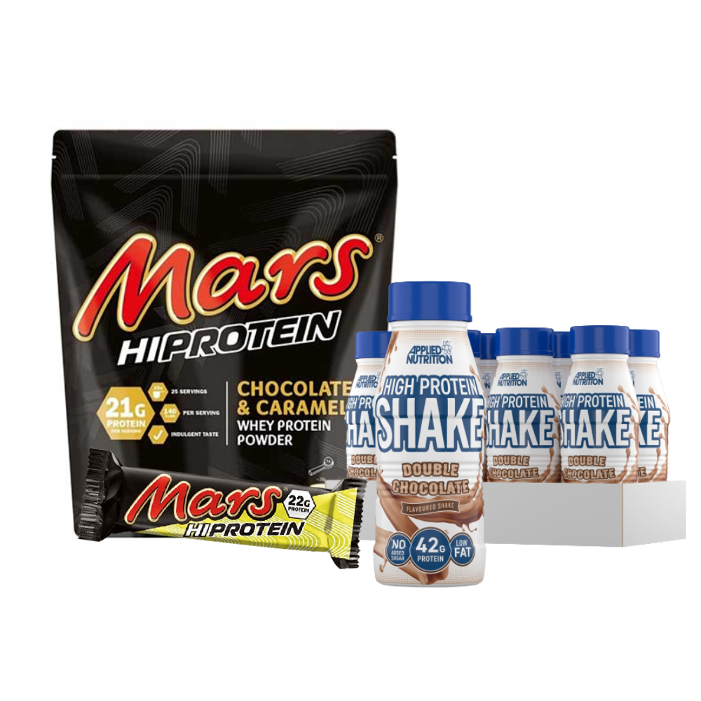 Candy Box!|מארז 12 יח בקבוקים 42 גרם חלבון+אבקת חלבון MARS+חטיף MARS חלבון מתנה!