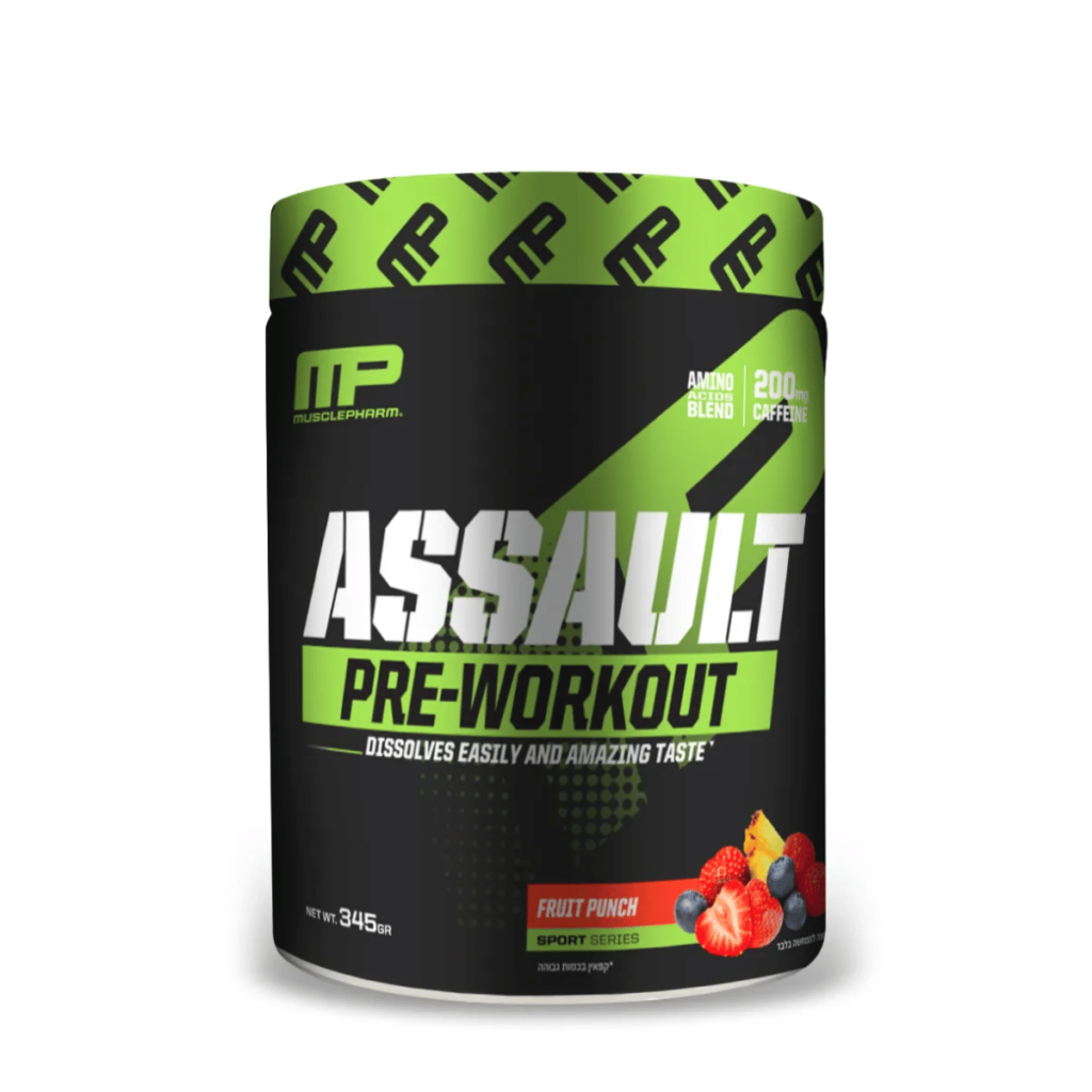קדם אימון מאסל פארם פרי וורקאוט 345 גרם | Muscle Pharm ASSAULT