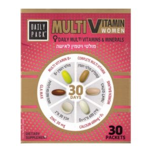 דיילי פאק מולטי ויטמין לאישה 30 מנות | DAILY PACK Multivitamin