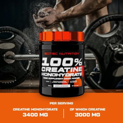 סייטק 100% קריאטין מונוהידראט | Scitec Creatine Monohydrate 300g