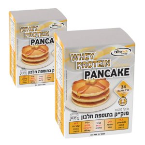 מבצע זוגי! פאוורטק פנקייק חלבון 34 גרם חלבון כשר בדץ | PowerTech Pancake