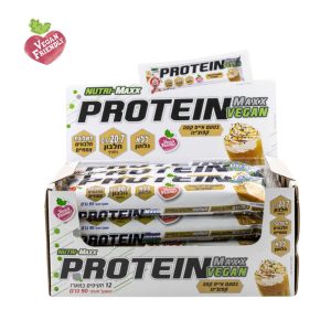 12 חטיפי חלבון פרוטאין מקס טבעוני | Protein max vegan