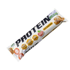 חטיף חלבון פרוטאין מקס טבעוני במרקם מקורמל | Protein max vegan