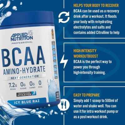 אפלייד נוטרישן חומצות אמינו 32 מנות | Applied Nutrition BCAA