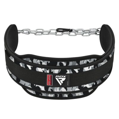 חגורת גב עם שרשרת למקבילים ומתח RDX Dipping Belt With Chain