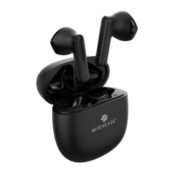 אוזניות אלחוטיות בצבע שחור MIRACASE MTWS140 – יבואן רשמי