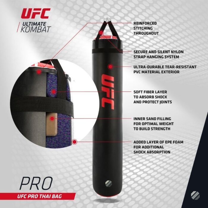 שק איגרוף מקצועי 183 ס"מ UFC PRO יבואן רשמי - כולל הובלה חינם