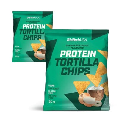 8 חטיפי ביוטק טורטיה צ’יפס חלבון | BiotechUSA Tortilla Chips Protein