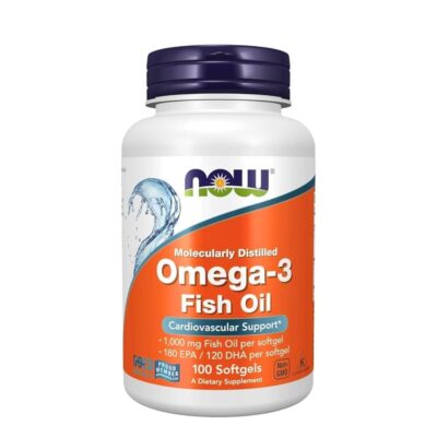 אומגה 3 שמן דגים 100 כמוסות | Now omega 3