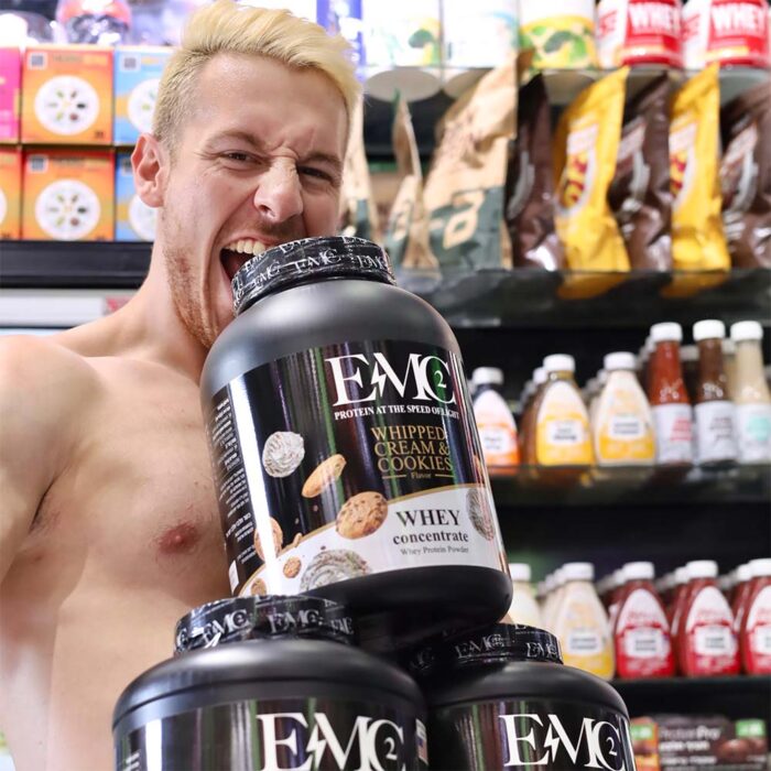 מבצע שלישייה אבקת חלבון 98% מי גבינה מורכזת | EMC2 WHEY Protein USA Source