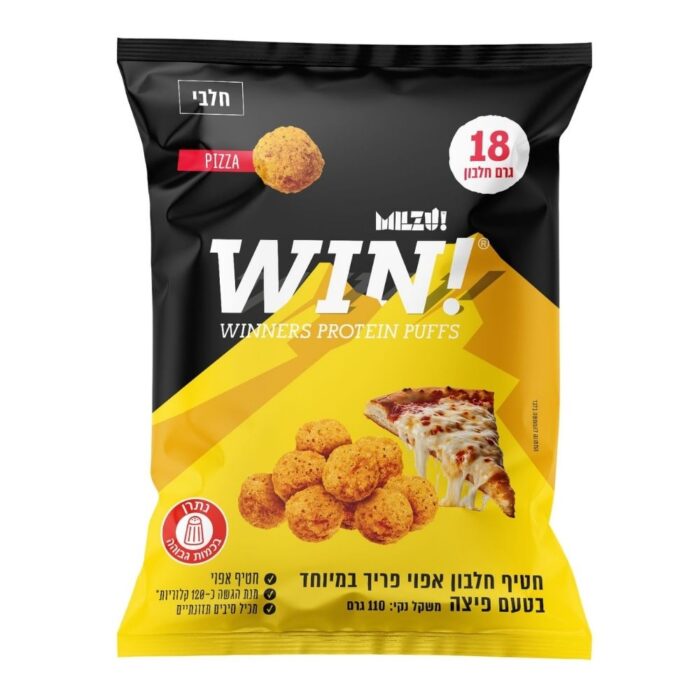 חטיף חלבון אפויים WIN עשיר ב- 18 גרם חלבון