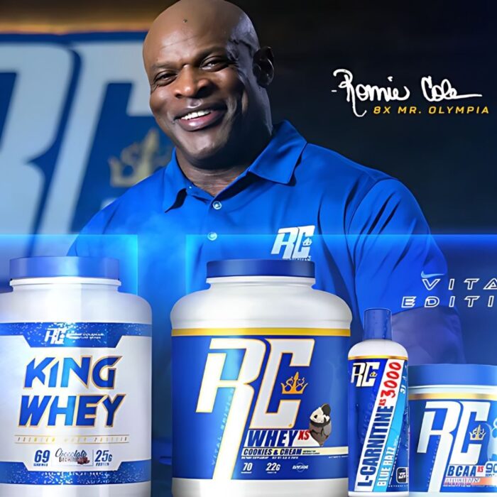 מבצע חבילת רוני קולמן! חלבון KING WHEY + קריאטין מונוהיידרט + שייקר | Ronnie Coleman