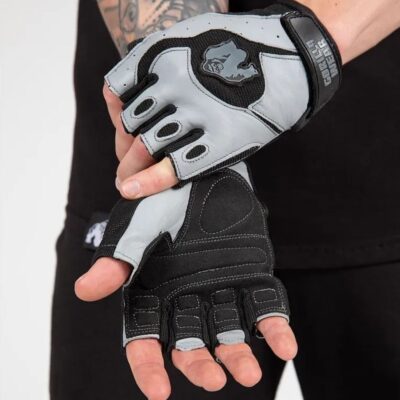 כפפות אימון גורילה וואר שחור/אפור Gorilla wear Mitchell Training Gloves