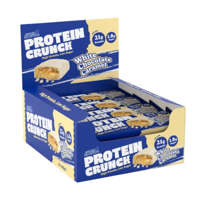 12 חטיפי חלבון אפלייד נוטרישן | Applied nutrition Crunch Protein Bar 62g