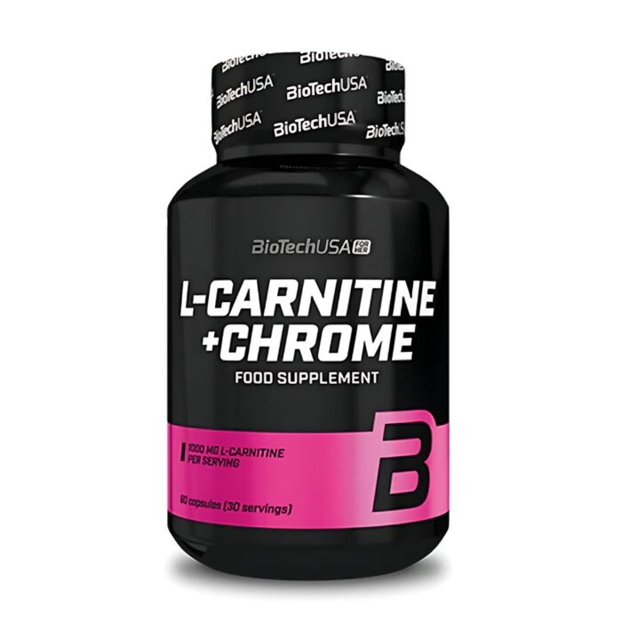 ביוטק אל קרניטין וכרום 90 כמוסות | BiotechUSA L-carnitine+Chrome