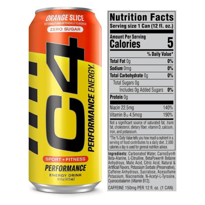 12 משקה אנרגיה סי 4 | C4 Energy Drink 500ml