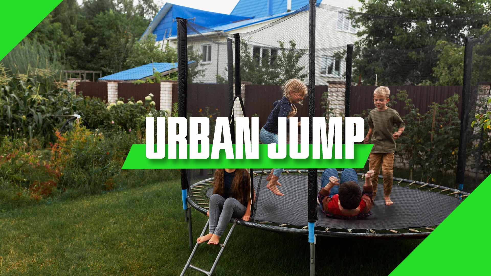 טרמפולינות Urban Jump - טרמפולינות איכותיות עם רשת בטיחות לבית ולחצר בצ'מפיון ספורט