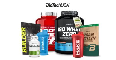 מוצרי ביוטק (BioTech USA) - אבקות חלבון, חטיפי חלבון, אמינו ומשפרי ביצועים איכותיים מהמותג האירופאי המוביל בצ'מפיון ספורט