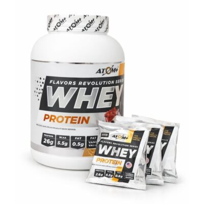 אבקת חלבון אטום פלוס וואי 42 מנות אישיות | Atom Plus Whey Protein