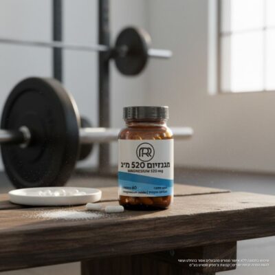מגנזיום אוקסיד 60 כמוסות | RR Nutrition magnesium 520mg