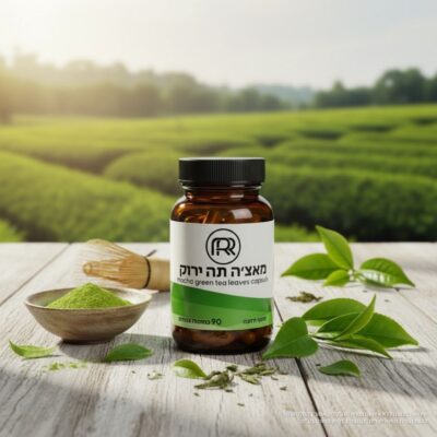 מאצ'ה תה ירוק 60 כמוסות | RR Nutrition Green Tea Leaves