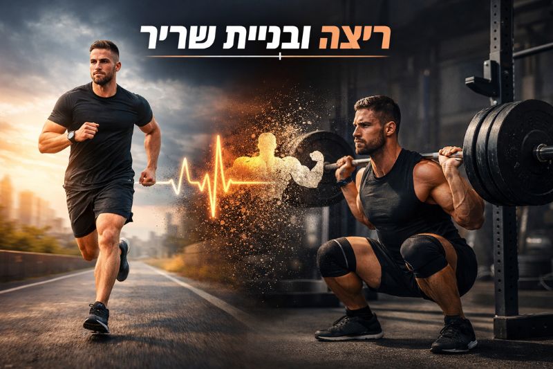 ריצה ובניית שריר: האם זה באמת אפשרי? המדריך המלא לשילוב מנצח