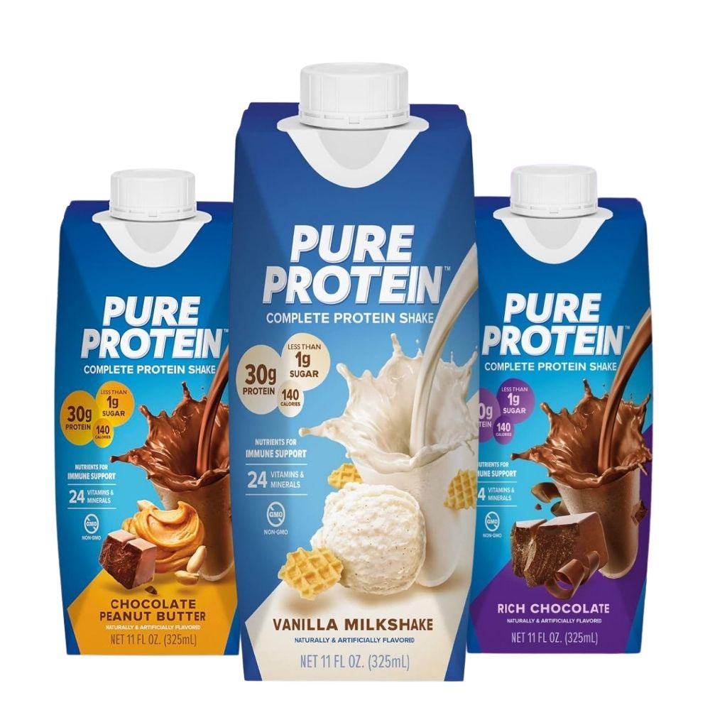 מארז 12 יחידות משקה חלבון פיור פרוטאין 30 גרם | Pure Protein Shake