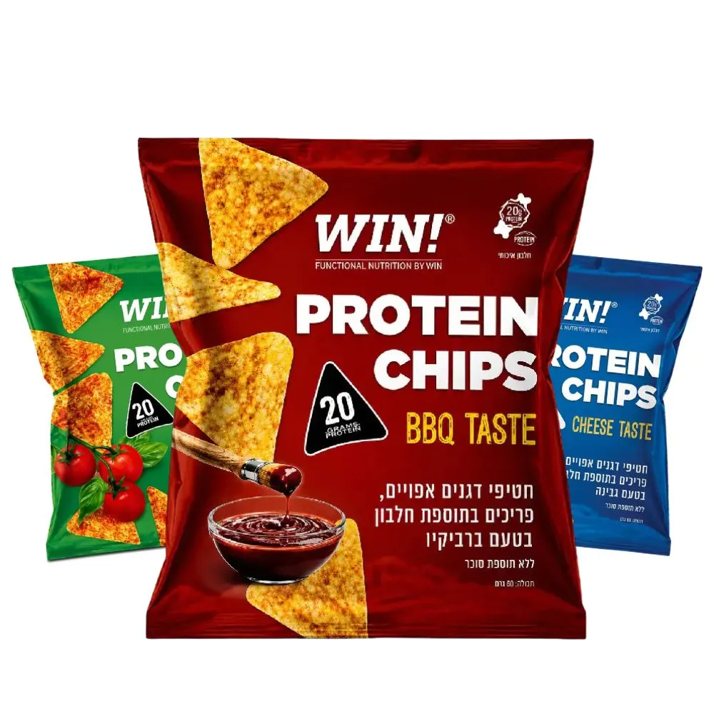 חטיפי צ׳יפס חלבון ווין | WIN! Protein Chips 60g