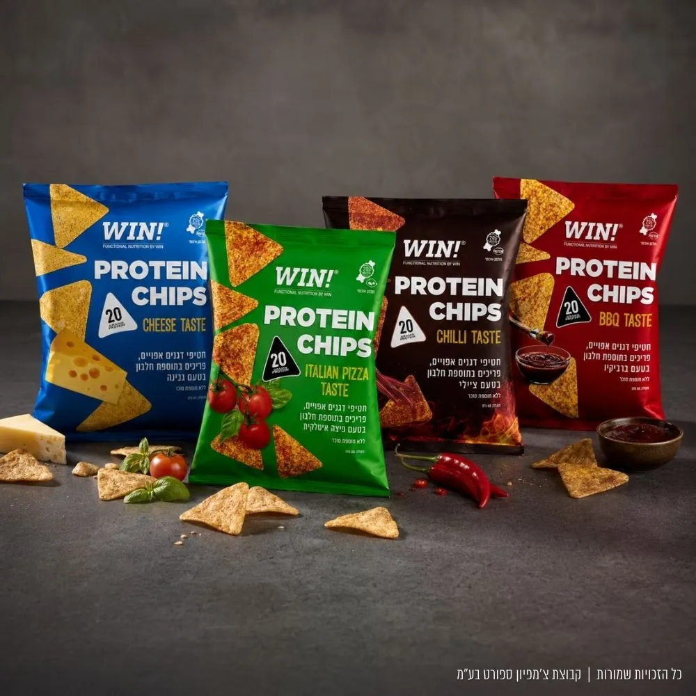 חטיפי צ׳יפס חלבון ווין | WIN! Protein Chips 60g