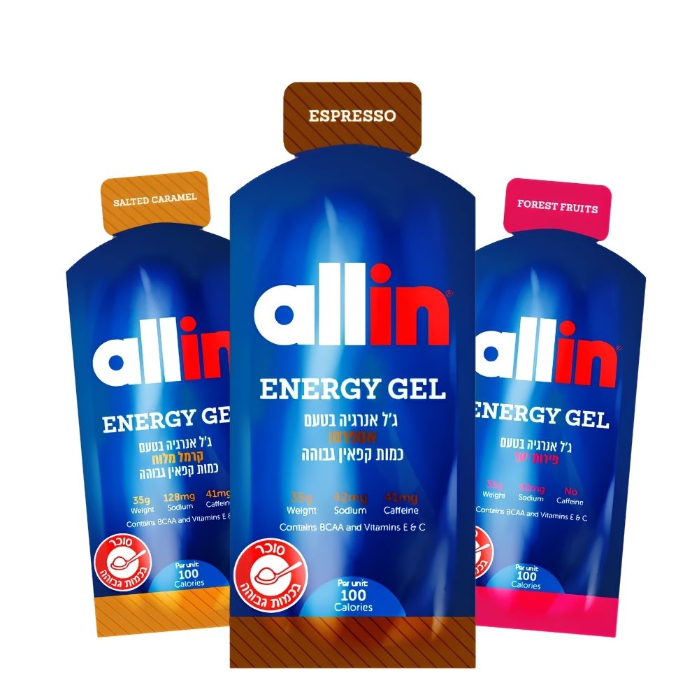מארז ג'ל אנרגיה אול אין | Allin Energy Gel 35g