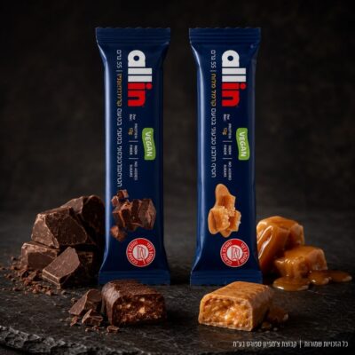 חטיפי חלבון אול אין טבעוני | Allin Vegan Protein Bar 55g