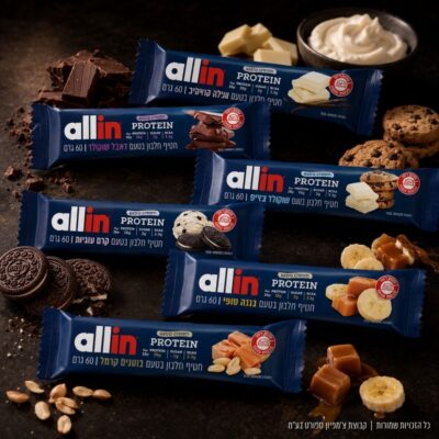 חטיפי חלבון אול אין אקסטרה קרם | Allin Extra Cream 60g