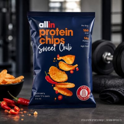 חטיפי צ׳יפס חלבון אול אין | Allin Protein Chips 40g