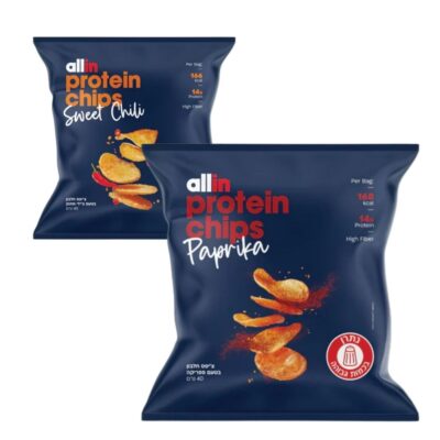 חטיפי צ׳יפס חלבון אול אין | Allin Protein Chips 40g