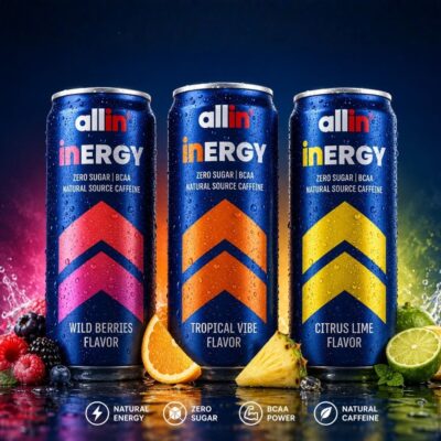 משקאות אנרגיה אול אין אינרג׳י | Allin Inergy drink 330ml